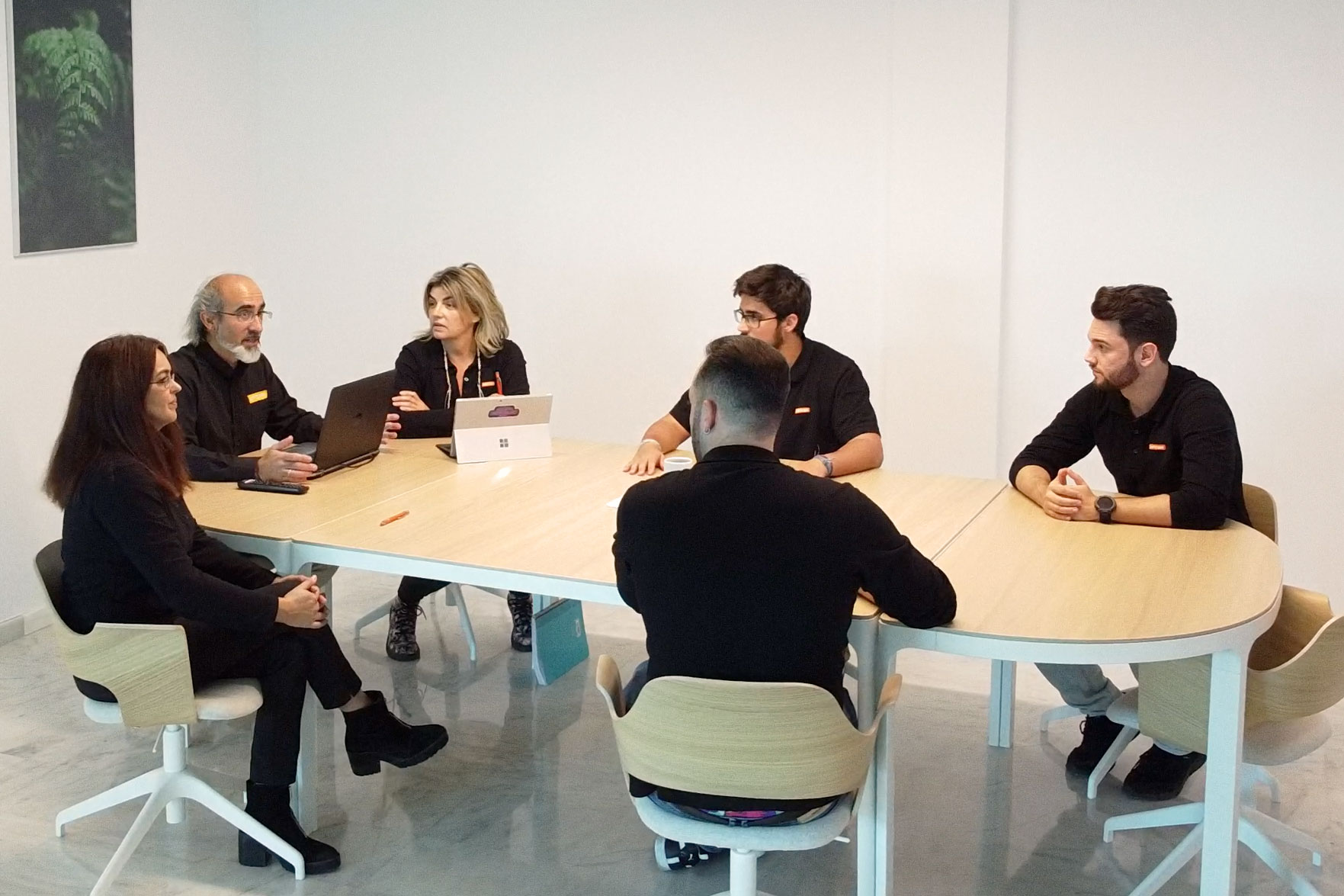 Equipo-Softcom-03 Sala de reuniones de Softcom